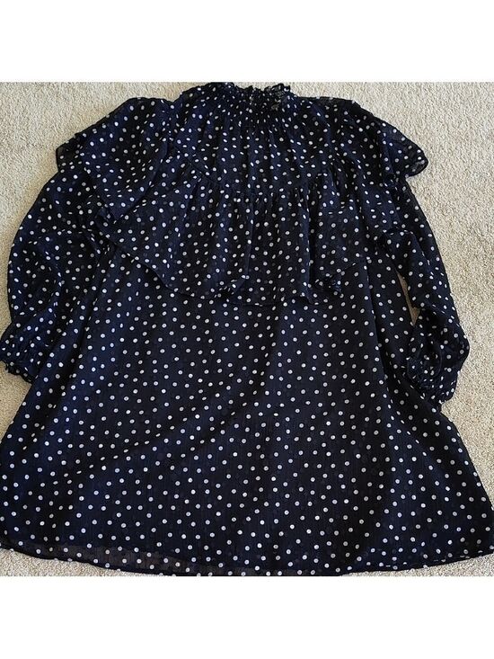 LOFT Dresses & Skirts - LOFT Black and White Polka Dot Blouse